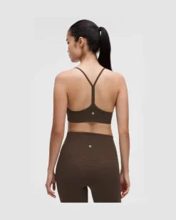 Flow Y Bra Light Support, A/B Cup Design für Frauen – Größe in Walnut Crunch