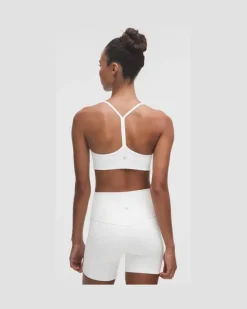 Flow Y Bra Light Support, A/B Cup Design für Frauen – Größe in White