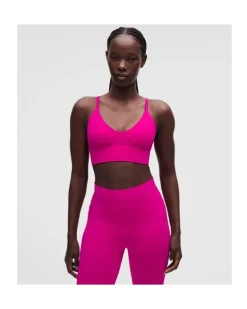 Focuser BH mit U-Ausschnitt Leichter Halt für A/B-Cups für Frauen – Größe in Pink Flare