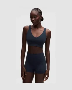 Focuser BH mit V-Ausschnitt Leichter Halt für A/B-Cups für Frauen – Größe in True Navy