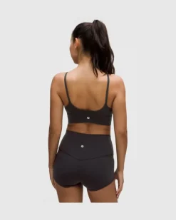 Focuser Hochgeschlossener BH Leichter Halt für A/B-Cups für Frauen – Größe in Black