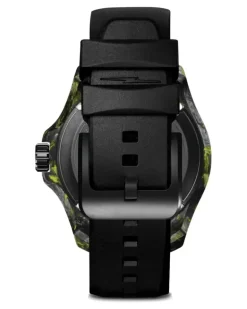 Forged Carbon Automatic Armbanduhr 45mm - Schwarz