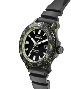 Forged Carbon Automatic Armbanduhr 45mm - Schwarz