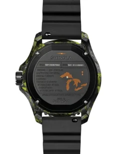 Forged Carbon Automatic Armbanduhr 45mm - Schwarz