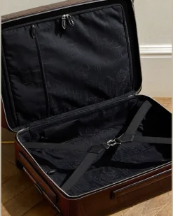 Formula 1005 Scritto Venezia Leather Suitcase Brown