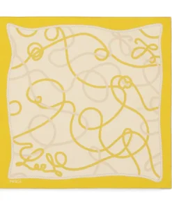Foulard mit Print Beige