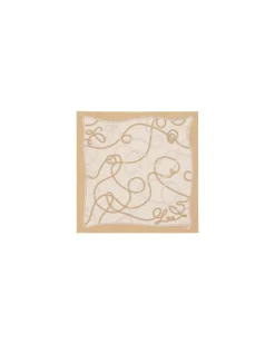 Foulard mit Print Beige