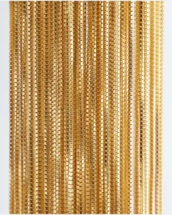 Fringes Mono-Ohrring-Gelb - Damen