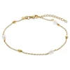 Fußkette Gelbgold