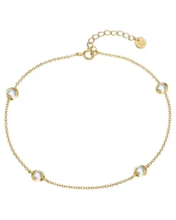 Fußkette Gelbgold