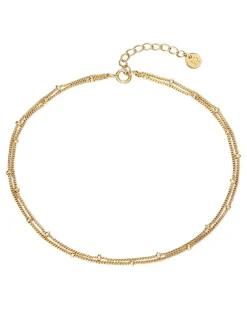 Fußkette Gelbgold