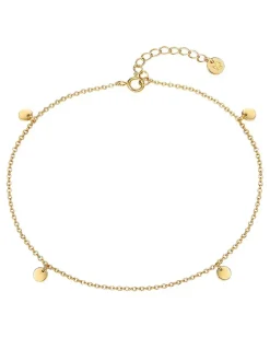 Fußkette Gelbgold