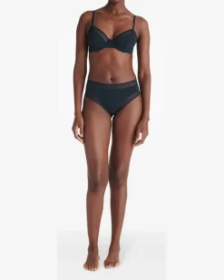 Gabby Graphic Tanga-Slip - Blau