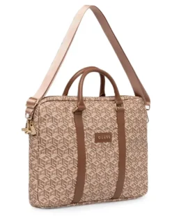 G-Cube Laptoptasche mit Logo - Nude