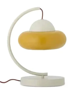 Gebogene Bubble Tischlampe - Weiß