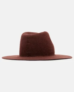 Gefilzter Fedora-Hut aus einem Wollgemisch Braun