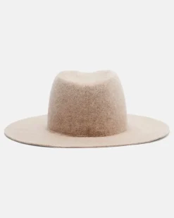 Gefilzter Fedora-Hut Beige