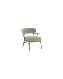 Gepolsterter Sessel A. I - Grün - Recyceltes thermoplast. Technopolymer - Designer Philippe Starck