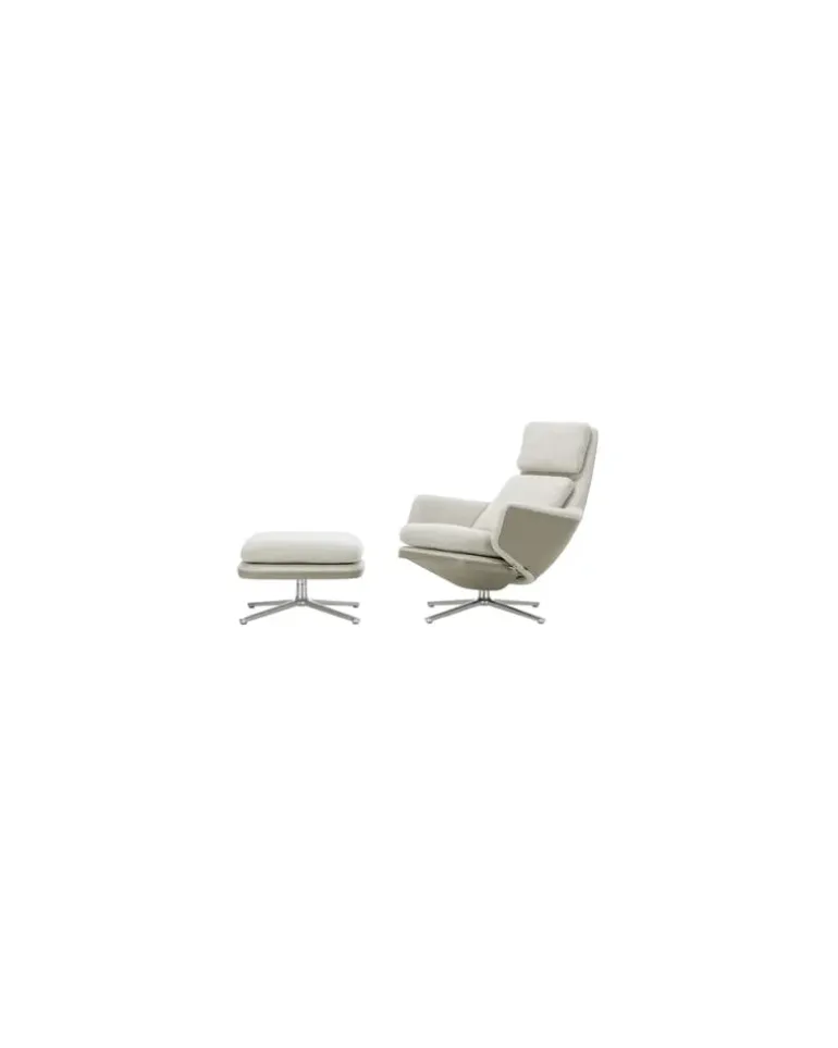 Gepolsterter Sessel Grand Relax - Beige - Daunen - Designer Francisco Gomez Paz