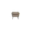 Gepolsterter Sessel Pavone - Beige - Polyesterseil