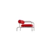 Gepolsterter Sessel Sofa with arms - Rot - Polyurethan-Schaum - Designer Shiro Kuramata