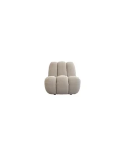 Gepolsterter Sessel Toe - Beige - Schlingenpol - Designer Tommy Hyldahl