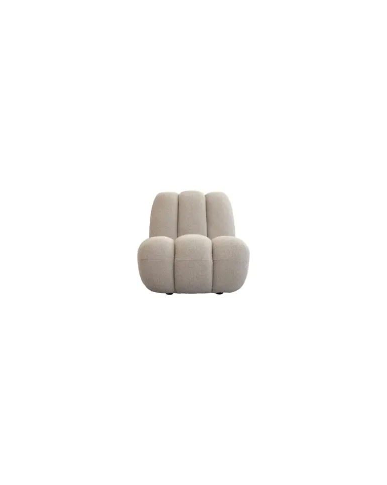 Gepolsterter Sessel Toe - Beige - Schlingenpol - Designer Tommy Hyldahl