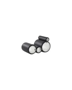 Gepolsterter Sessel Tube - Schwarz - Polyurethan-Schaum - Designer Joe Colombo