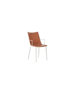 Gepolsterter Stuhl H. H.H - Braun - Recyceltes thermoplast. Technopolymer - Designer Philippe Starck