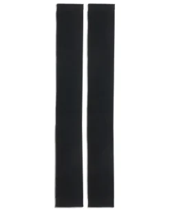 Gerippte Handschuhe aus Kaschmir - Schwarz