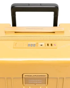 Gerippter Pop Koffer - Gelb