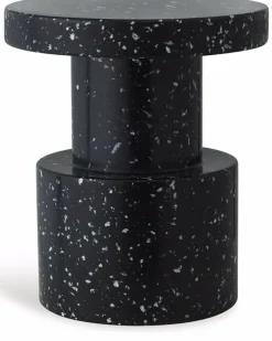 Gesprenkelter Bit Hocker - Schwarz