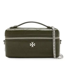 Gesteppte Charlie Kosmetiktasche - Grün