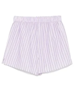 Gestreifte Boxershorts - Violett