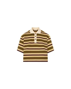 Gestreiftes Polohemd Multicolor