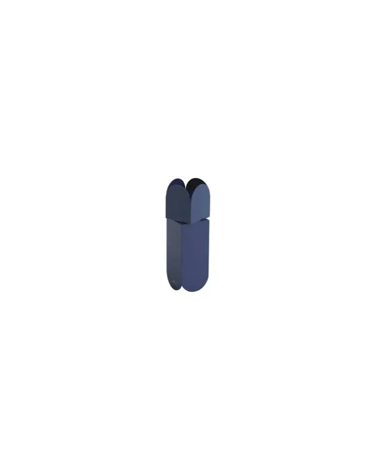 Gewürzmühle Arcs - Blau - rostfreier Stahl - Designer Muller Van Severen