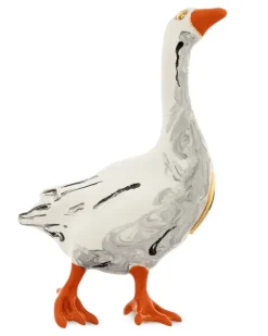 Goose Haarschmuck mit Logo-Prägung - Gold