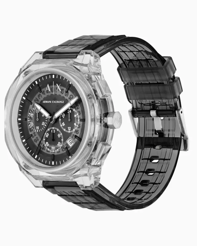 Grauer Chronograph Mehrfarbig