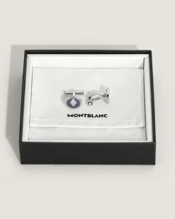 Great Characters Homage to The Great Gatsby Manschettenknöpfe - Blau - Edelstahl - MB132981 - Cufflinks