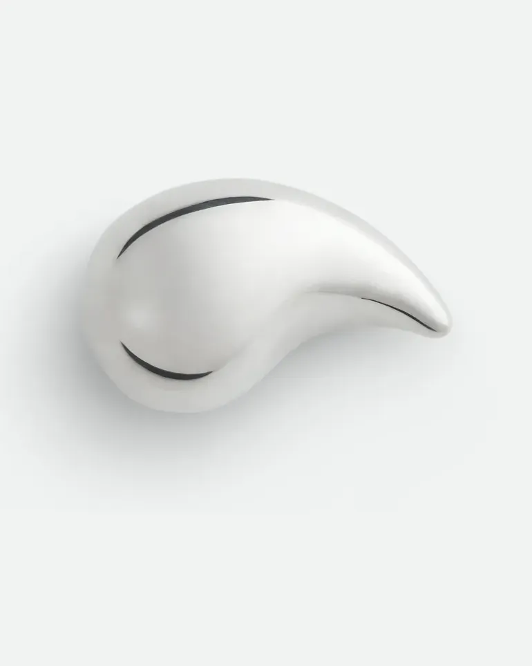 Große Drop Brosche-Silber - Damen