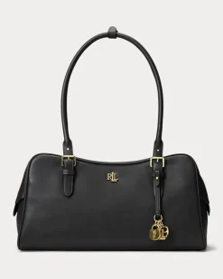 Große Leder-Beuteltasche Marcy marcy Black