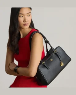 Große Leder-Beuteltasche Marcy marcy Black