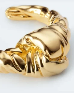 Großer Knot Armreif-Gelb - Damen