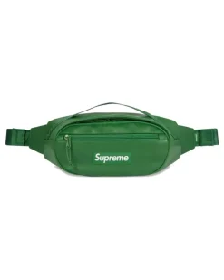 Gürteltasche aus Leder - Grün