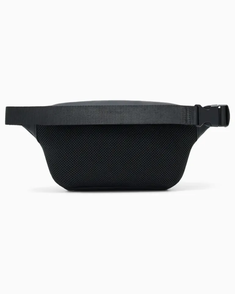 Gürteltasche aus Polyamid mit einem verstellbaren Riemen Schwarz