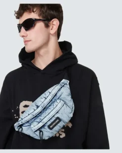 Gürteltasche Explorer aus Denim Blau