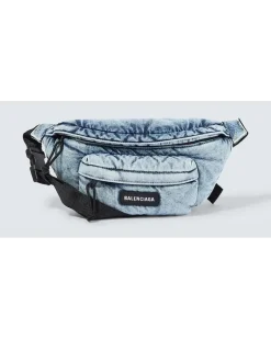 Gürteltasche Explorer aus Denim Blau