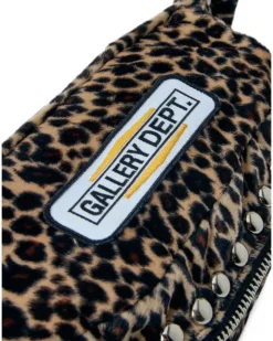 Gürteltasche mit Leoparden-Print - Nude