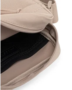 Gürteltasche mit Logo-Patch - Nude