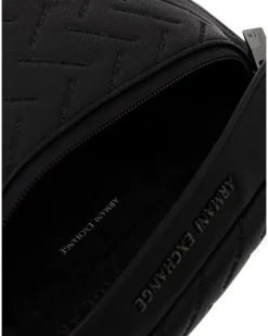 Gürteltasche mit Logo-Prägung - Schwarz